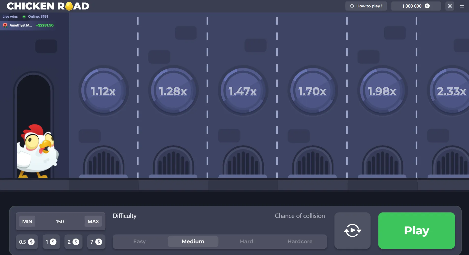 Chicken Road spielen im Casino